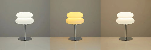 Bauhaus  table lamp plastic lampshade  bedroom bedside living room Nordic mushroom lamp 9-level brightness dimming ambient light Veloura Home