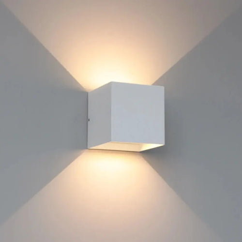 6W/12W LED Waterproof Wall Lamp in Black/White/Grey for Indoor and Outdoor Decoration Lighting Aluminum Wall Lights AC 110V 220V Veloura Home